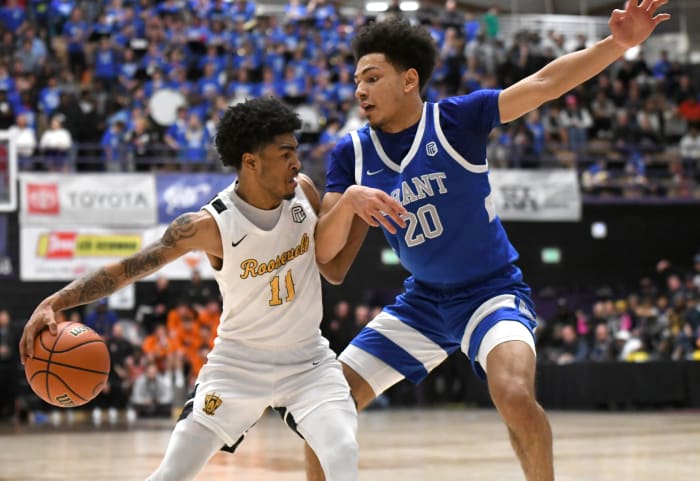 Grant Roosevelt 6A Oregon boys basketball quarterfinal 2024 Taylor Balkom 42